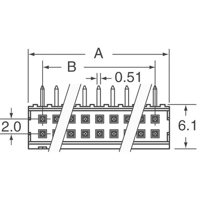 10072354-G01-30ULF by Amphenol ICC (FCI) - CONNECTOR HEADER R/A 30POS 2MM