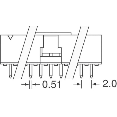 10075025-G01-24ULF by Amphenol ICC (FCI) - CONNECTOR HEADER VERT 24POS 2MM
