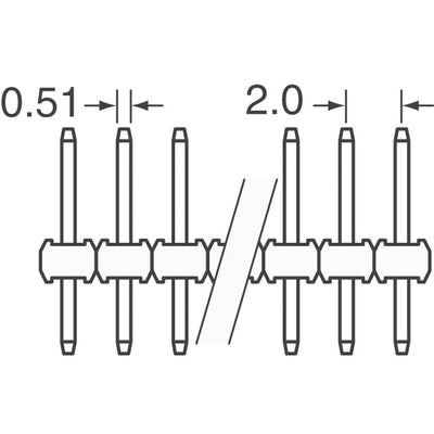 10075024-G01-12ULF by Amphenol ICC (FCI) - CONNECTOR HEADER VERT 24POS 2MM