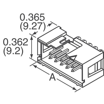 10056845-134LF by Amphenol ICC (FCI) - CONNECTOR HEADER R/A 34POS 2.54MM
