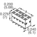 89898-318LF by Amphenol ICC (FCI) - CONNECTOR RECPT 36POS 0.1 GOLD SMD