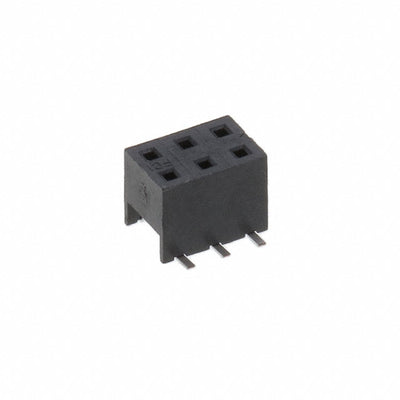 55510-306TRLF by Amphenol ICC (FCI) - CONNECTOR RECPT 6POS 0.079 GOLD SMD
