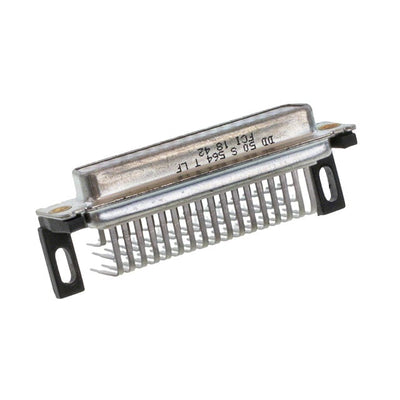 DD50S564TLF by Amphenol ICC (FCI) - CONNECTOR D-SUB RCPT 50POS R/A SLDR
