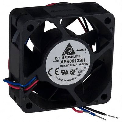 AFB0612SH-AF00 by Delta Electronics - FAN AXIAL 60X25.4MM 12VDC WIRE