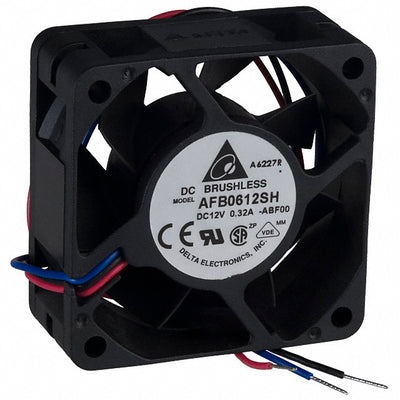 AFB0612SH-ABF00 by Delta Electronics - FAN AXIAL 60X25.4MM 12VDC WIRE