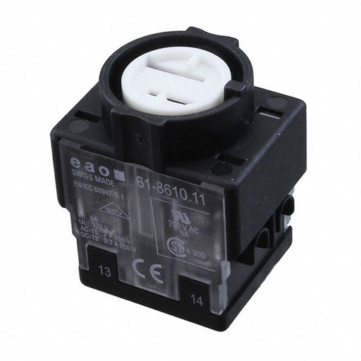 61-8610.11 by EAO - CONTACT BLOCK SPST-NO 5A 250V