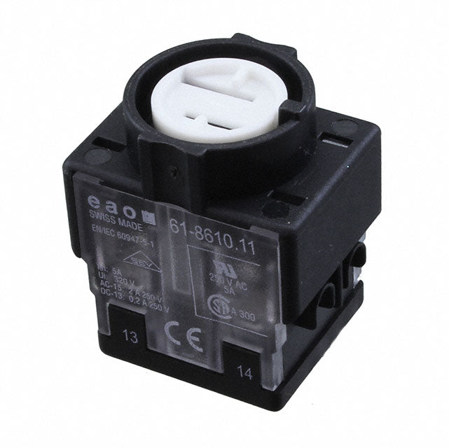 61-8610.11 by EAO - CONTACT BLOCK SPST-NO 5A 250V
