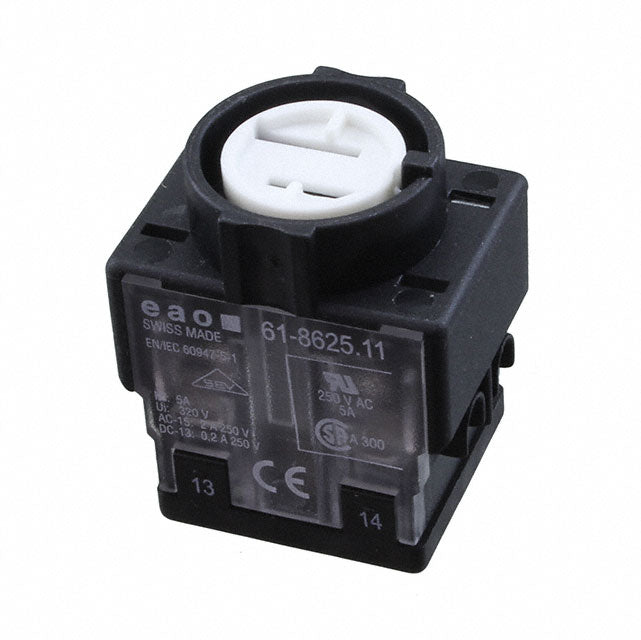 61-8625.11 by EAO - CONTACT BLOCK DPST-NO 5A 250V