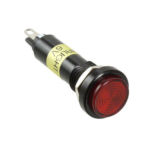 6103132120F by Dialight - LED PNL IND 10MM ROUND RED POLY