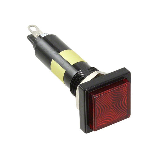 6104132120F by Dialight - LED PNL IND 10MM SQUARE RED POLY
