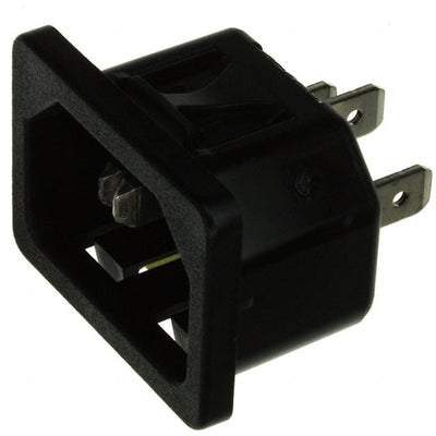 6100.4215 by SCHURTER Inc. - PWR ENT RCPT IEC320-C14 PANEL QC