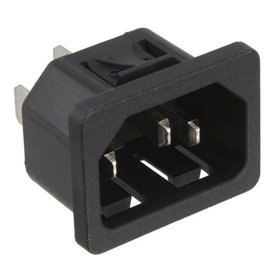 6100.4325 by SCHURTER Inc. - PWR ENT RCPT IEC320-C14 PANEL QC