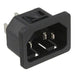6100.4325 by SCHURTER Inc. - PWR ENT RCPT IEC320-C14 PANEL QC