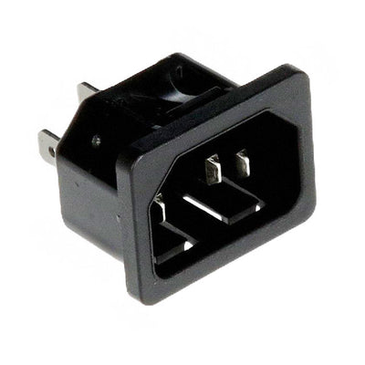 6100.4216 by SCHURTER Inc. - PWR ENT RCPT IEC320-C14 PANEL QC