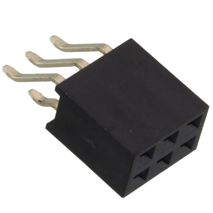 610106249221 by Wurth Elektronik - CONNECTOR HDR 6POS 0.1 GOLD SMD R/A