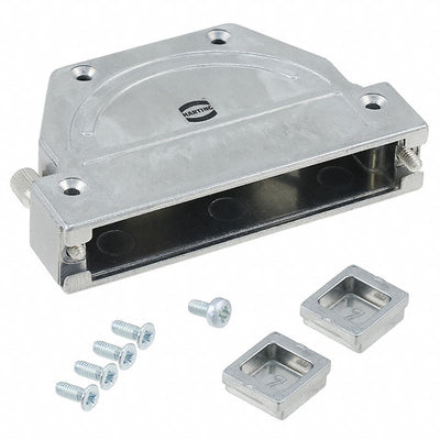61030010018 by HARTING - CONNECTOR BACKSHELL 37P 40DEG/180DEG