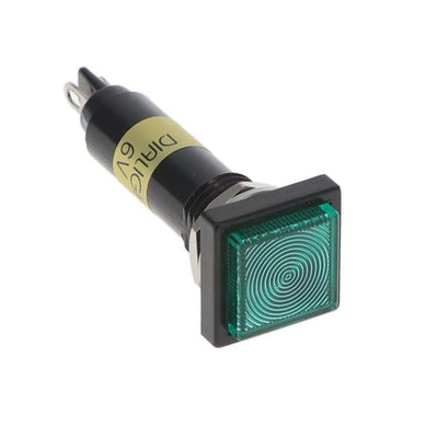 6104232120F by Dialight - LED PNL IND 10MM SQUARE GRN POLY