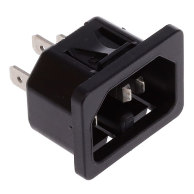 6110.4215 by SCHURTER Inc. - PWR ENT RCPT IEC320-C16 PANEL QC