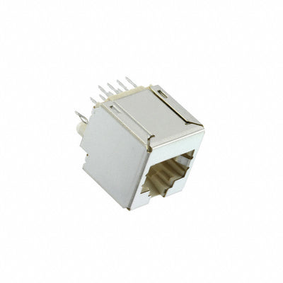 6116202-6 by TE Connectivity AMP Connectors - CONNECTOR MOD JACK 8P8C VERT SHIELDED