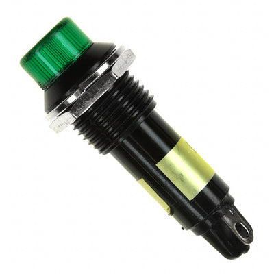 6123232120F by Dialight - LED PANEL MNT 12MM GREEN 6VDC