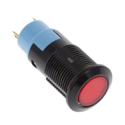 6123132140F by Dialight - LED PANEL MNT 12MM RED 24VDC
