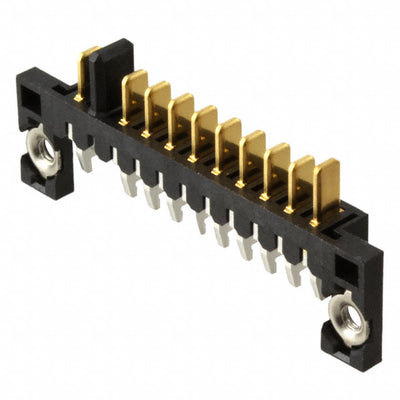 6123738-7 by TE Connectivity AMP Connectors - CONNECTOR PLUG 10POS 2.50MM R/A SLDR