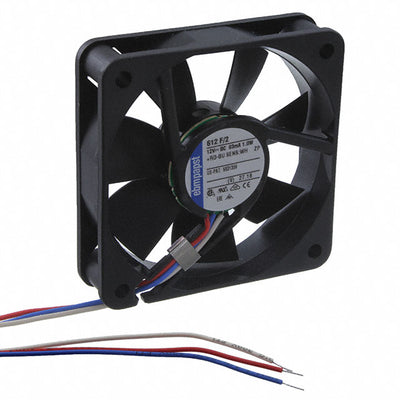 612F/2 by ebm-papst Inc. - FAN AXIAL 60X15MM 12VDC WIRE