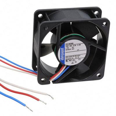 612N/2GH by ebm-papst Inc. - FAN AXIAL 60X25.4MM 12VDC WIRE
