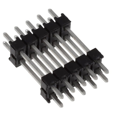 DW-05-10-T-D-500 by Samtec Inc. - CONNECTOR HDR 10POS 0.1 STACK T/H TIN