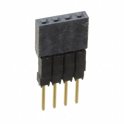 ESQ-104-23-G-S by Samtec Inc. - CONNECTOR SOCKET 4POS 0.1 GOLD PCB