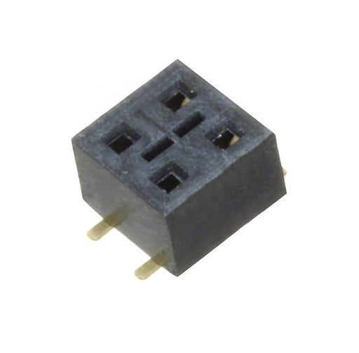 HLE-102-02-H-DV-BE by Samtec Inc. - CONNECTOR RECPT 4POS 0.1 GOLD SMD