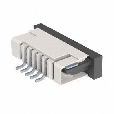 ZF1-05-01-T-WT by Samtec Inc. - CONNECTOR FFC BOTTOM 5POS 1MM R/A