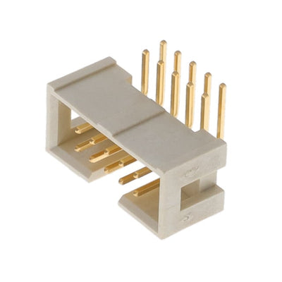 HTST-105-04-G-D-RA by Samtec Inc. - CONNECTOR HEADER R/A 10POS 2.54MM