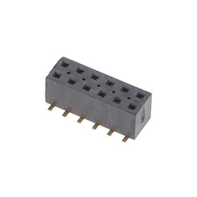 TLE-106-01-G-DV-P-TR by Samtec Inc. - CONNECTOR RECPT 12POS 0.079 GOLD SMD