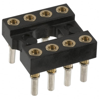 614-93-308-31-012000 by Mill-Max Manufacturing Corp. - CONNECTOR IC DIP SOCKET 8POS GOLD