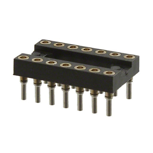 614-43-314-31-012000 by Mill-Max Manufacturing Corp. - CONNECTOR IC DIP SOCKET 14POS GOLD