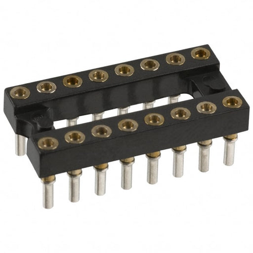 614-93-316-31-012000 by Mill-Max Manufacturing Corp. - CONNECTOR IC DIP SOCKET 16POS GOLD