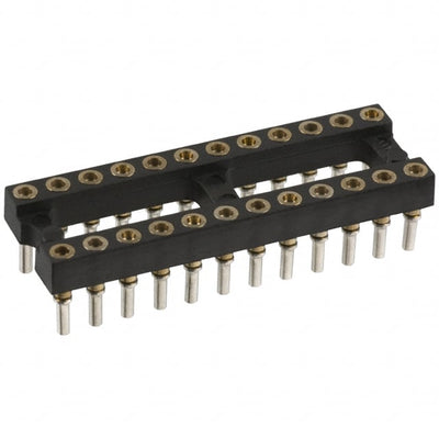 614-93-324-31-012000 by Mill-Max Manufacturing Corp. - CONNECTOR IC DIP SOCKET 24POS GOLD