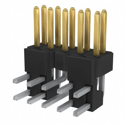 6170052C185515LF by Amphenol ICC (FCI) - CONNECTOR HEADER R/A 10POS 2.54MM