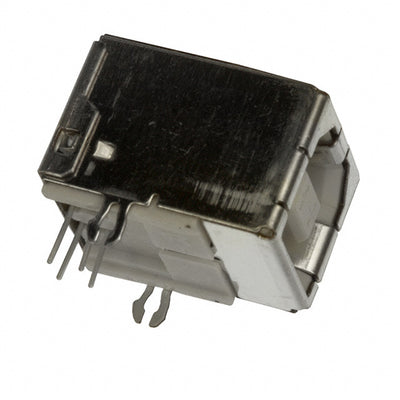 61729-0010BLF by Amphenol ICC (FCI) - CONNECTOR RECPT USB2.0 TYPEB 4POS R/A