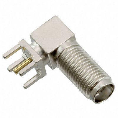 619540-1 by TE Connectivity AMP Connectors - CONNECTOR SMA JACK R/A 50 OHM PCB