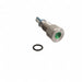 6201204304F by Dialight - 8MM FLT PMI GRN 24 VDC W/TERMS