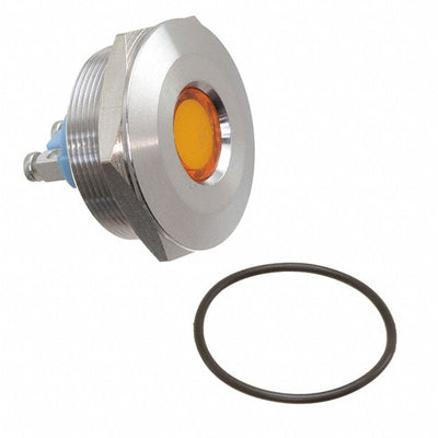 6231403304F by Dialight - 30MM FLTPMI YLW 24VDC W/TERM