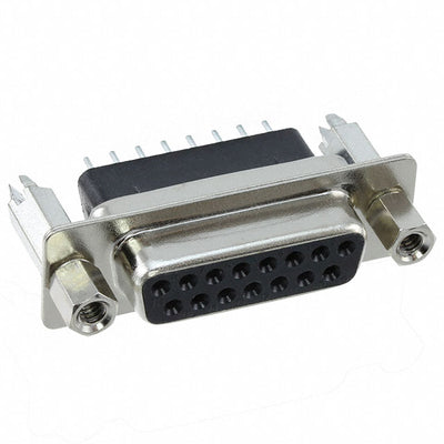 628-015-220-057 by EDAC Inc. - CONNECTOR D-SUB RCPT 15P PNL MNT SLDR