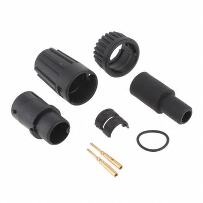 6280-2PG-519 by Conxall/Switchcraft - CONNECTOR PLUG MALE 2POS GOLD CRIMP