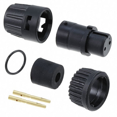 6380-2SG-318 by Conxall/Switchcraft - CONNECTOR PLUG FMALE 2POS GOLD CRIMP