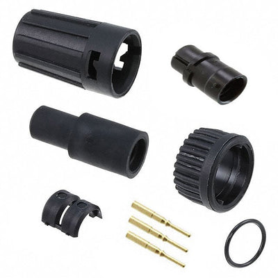 6280-3PG-513 by Conxall/Switchcraft - CONNECTOR PLUG MALE 3POS GOLD CRIMP