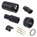 6280-3PG-513 by Conxall/Switchcraft - CONNECTOR PLUG MALE 3POS GOLD CRIMP