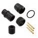 6280-3SG-315 by Conxall/Switchcraft - CONNECTOR PLUG FMALE 3POS GOLD CRIMP