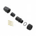 6280-4PG-311 by Conxall/Switchcraft - CONNECTOR PLUG MALE 4POS GOLD CRIMP